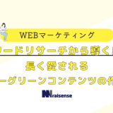 キーワードリサーチから導く成功術　長く愛されるエバーグリーンコンテンツの作成術　タイトル